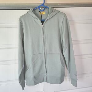 NWT Allbirds Men’s Anytime Full Zip Hoodie Bark Grey XS Waffle Knit